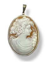 Pendente Mandile 1922 Donna Cammei  in Argento Conchiglia 2MCICM51 - 2MCICM51